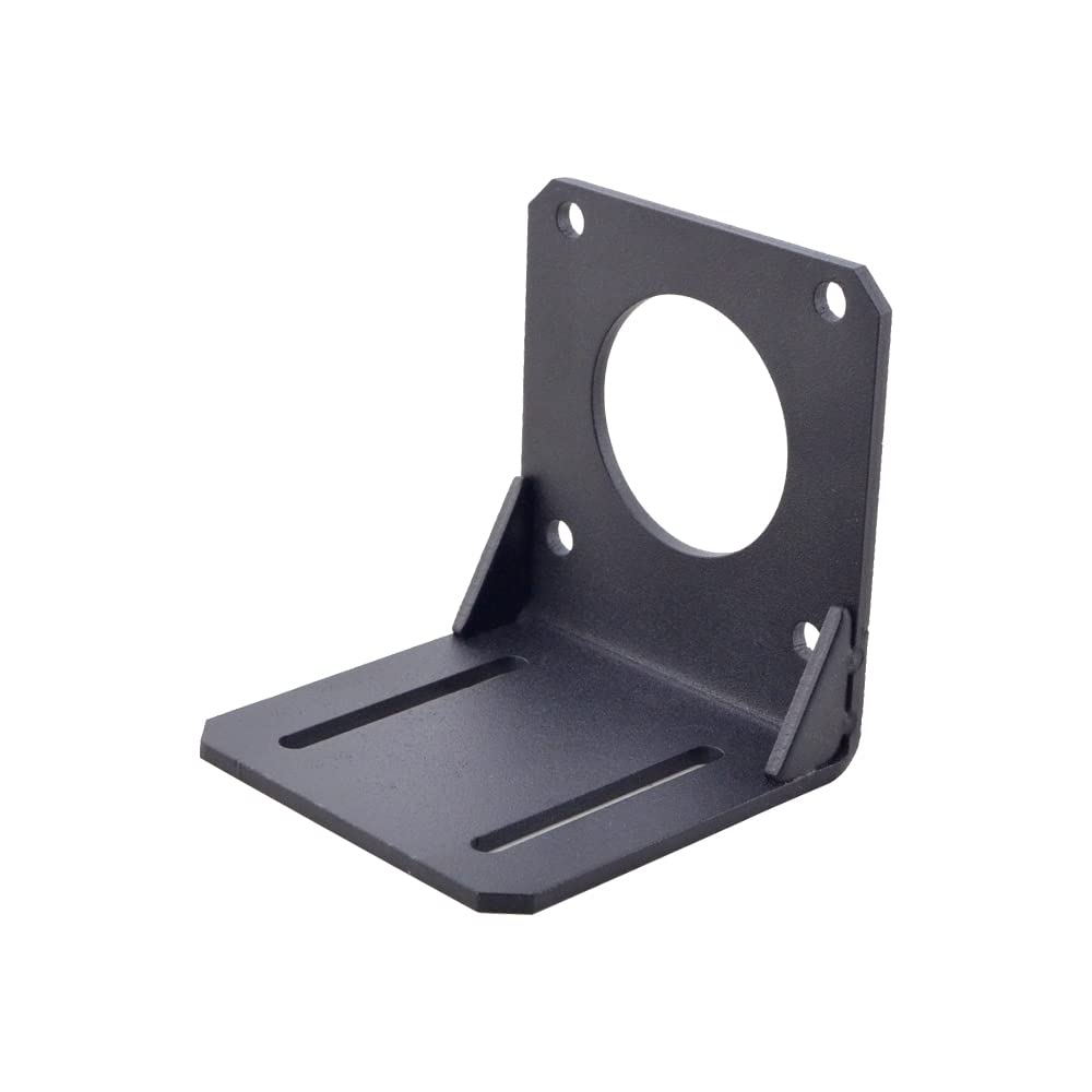 STEPPERONLINE Nema 24 Closed Loop Stepper Motor Bracket - Heavy Duty Alloy Steel Mounting Bracket for CNC Machines, 3D Printers & Industrial Automation