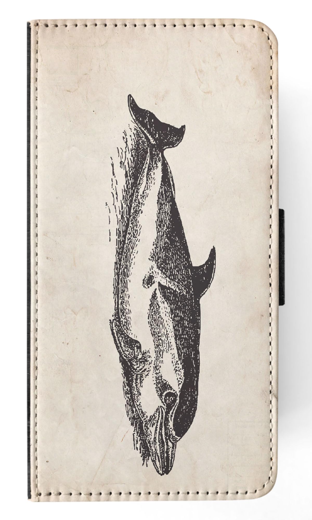 Dolphin FLIP Wallet Phone Case for Apple iPhone 15 Pro Max - Slim Protective Cover with Card Holder & Kickstand for Everyday Use, Travel & Business