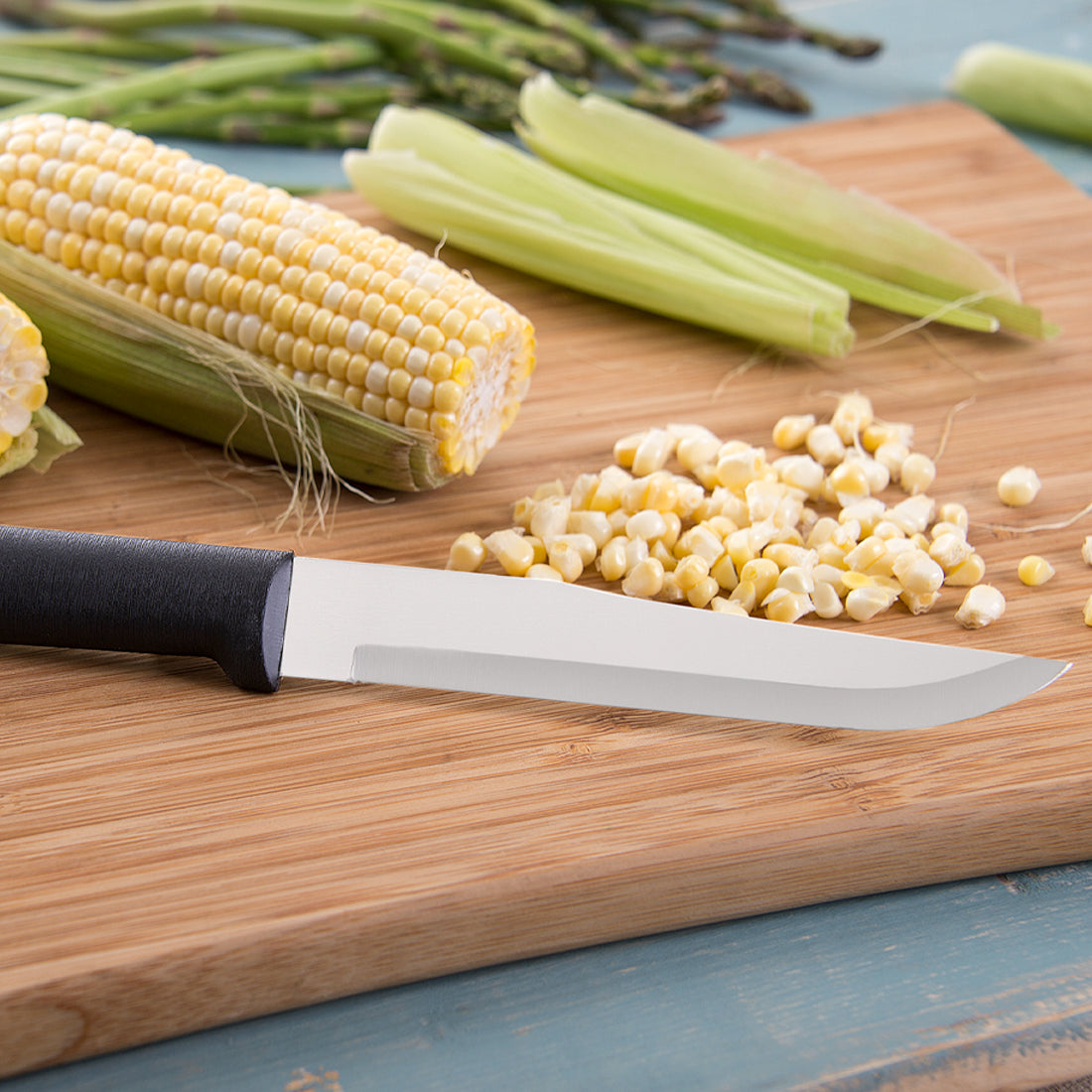 Premium Stubby Butcher Knife - Heavy Duty 4.5