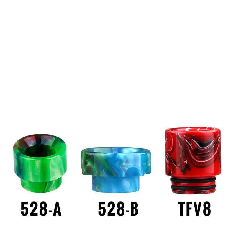 Demon Killer 510 Resin Magic Drip Tip - Colorful Custom Mouthpiece for Vape Tanks & Mods - Perfect for Smooth & Comfortable Vaping Experience