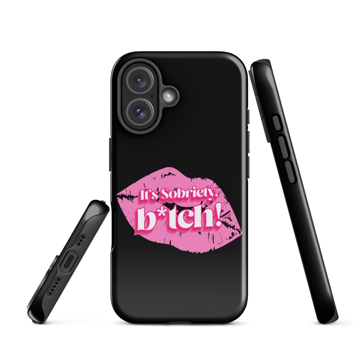 Premium Sobriety Sass Tough Case for iPhone® - Durable & Stylish Protective Cover - Perfect for Daily Use, Travel, and Sobriety Support
