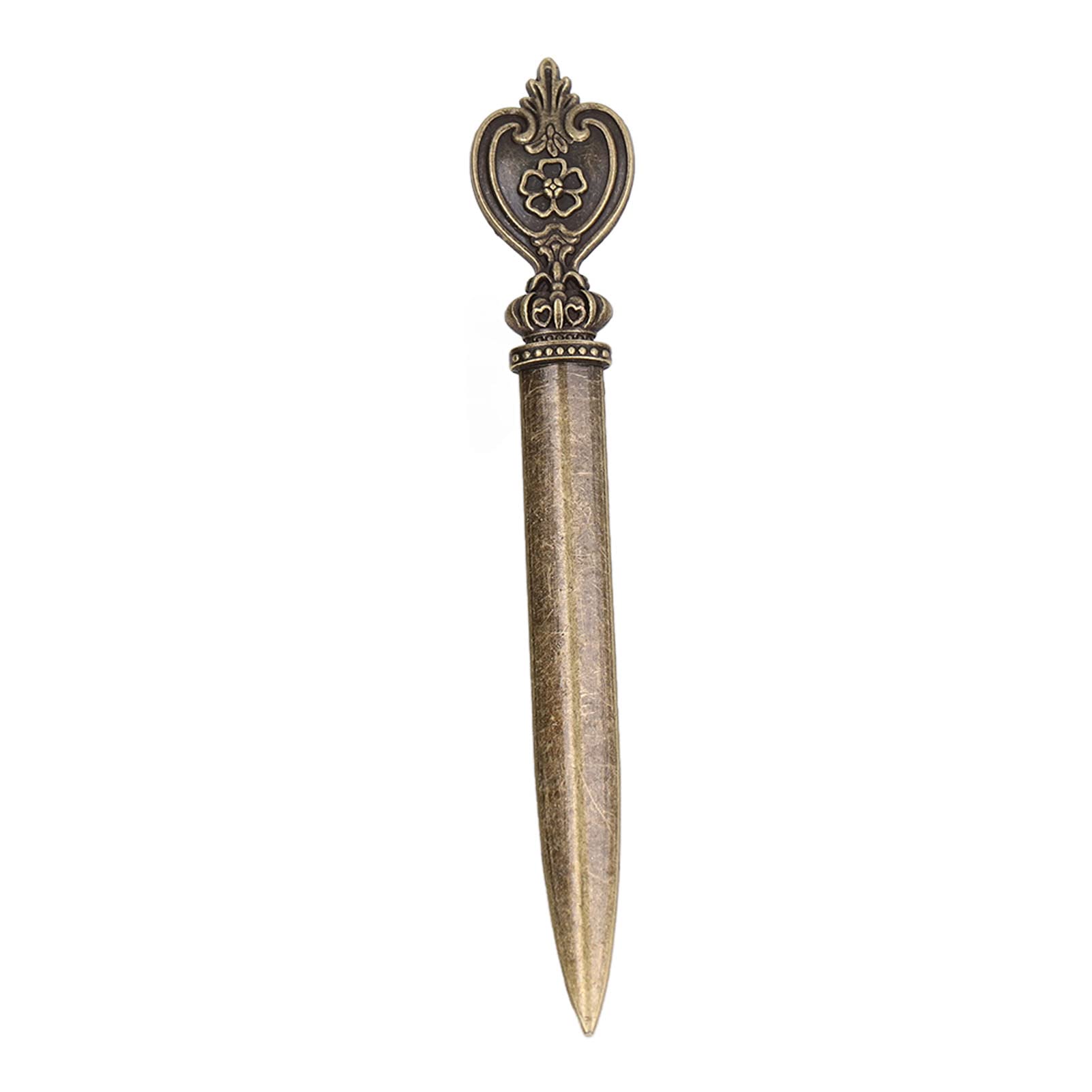 Vintage Metal Letter Opener - Premium Retro Envelope Slitter with Elegant Detailing, Lightweight Manual Mail Opener for Home & Office Use (Style 6) | Perfect for Opening Letters, Bills, and Invitations with Classic Charm