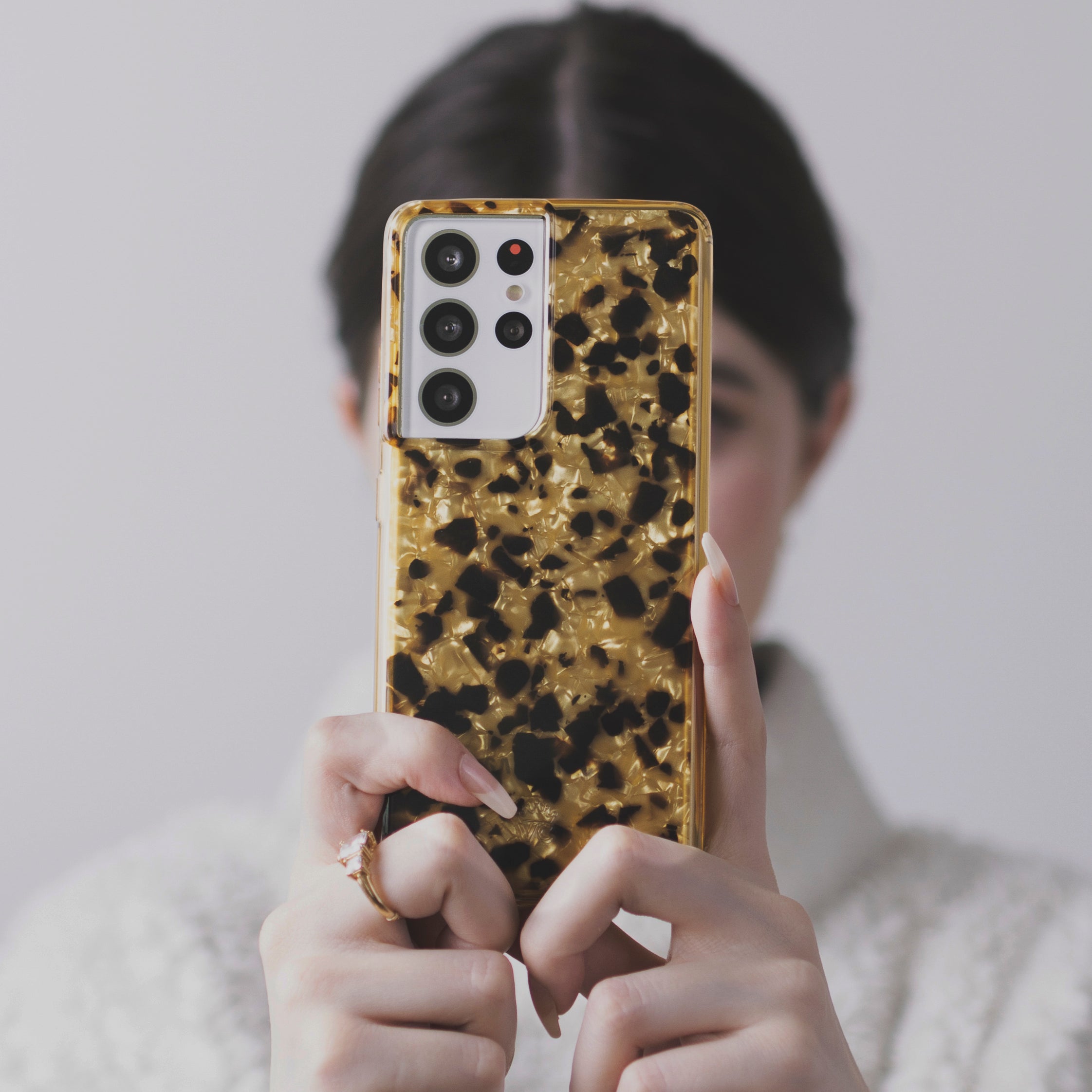 Samsung Galaxy Phone Case - Blonde Tortoise Shell Design - Protective & Stylish Cover for Everyday Use & Travel