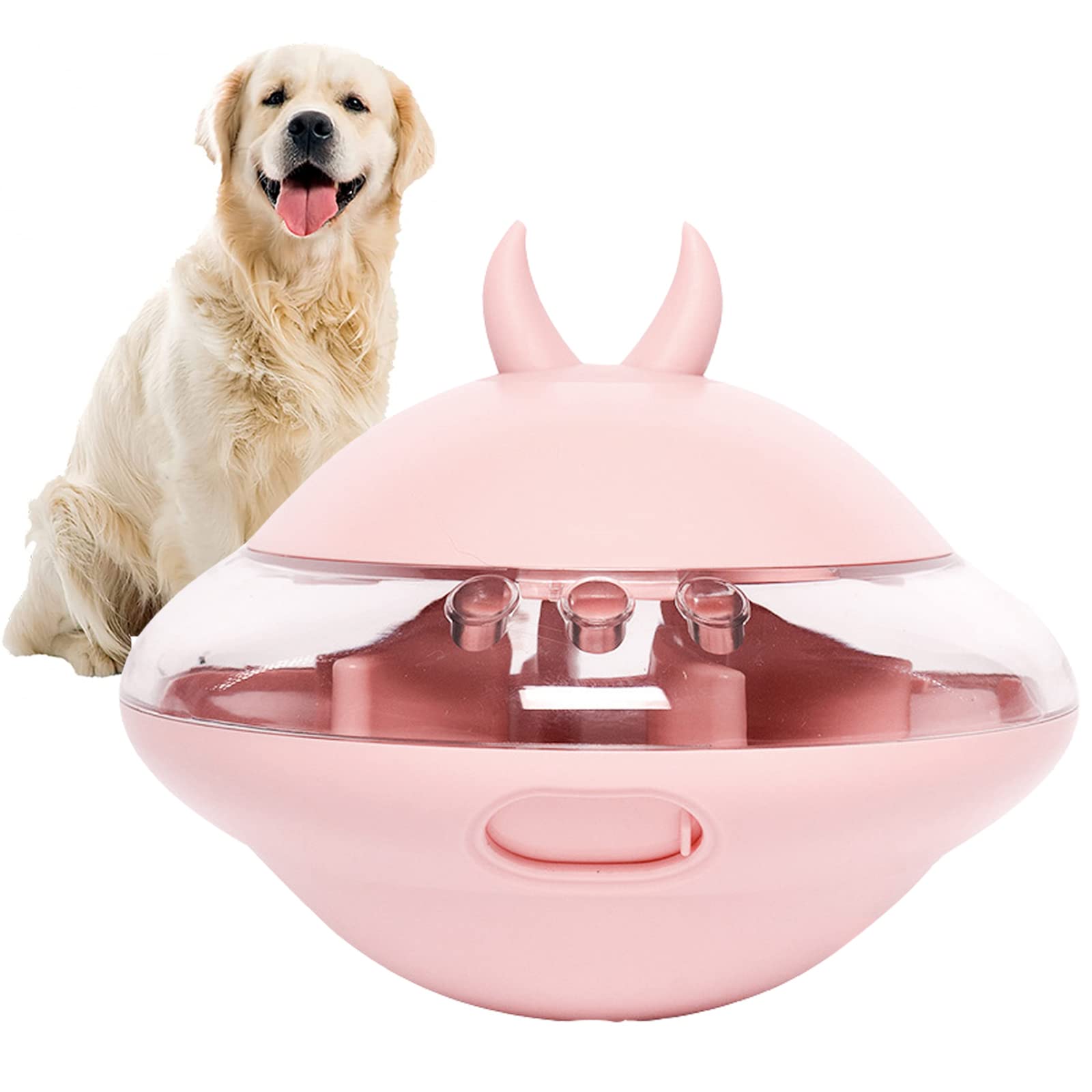 Interactive Dog Puzzle Toys - Treat Dispensing Chew Toy for Mental Stimulation & Healthy Eating | Durable Brain Game for Dogs | Perfect for Boredom Relief & Training Sessions