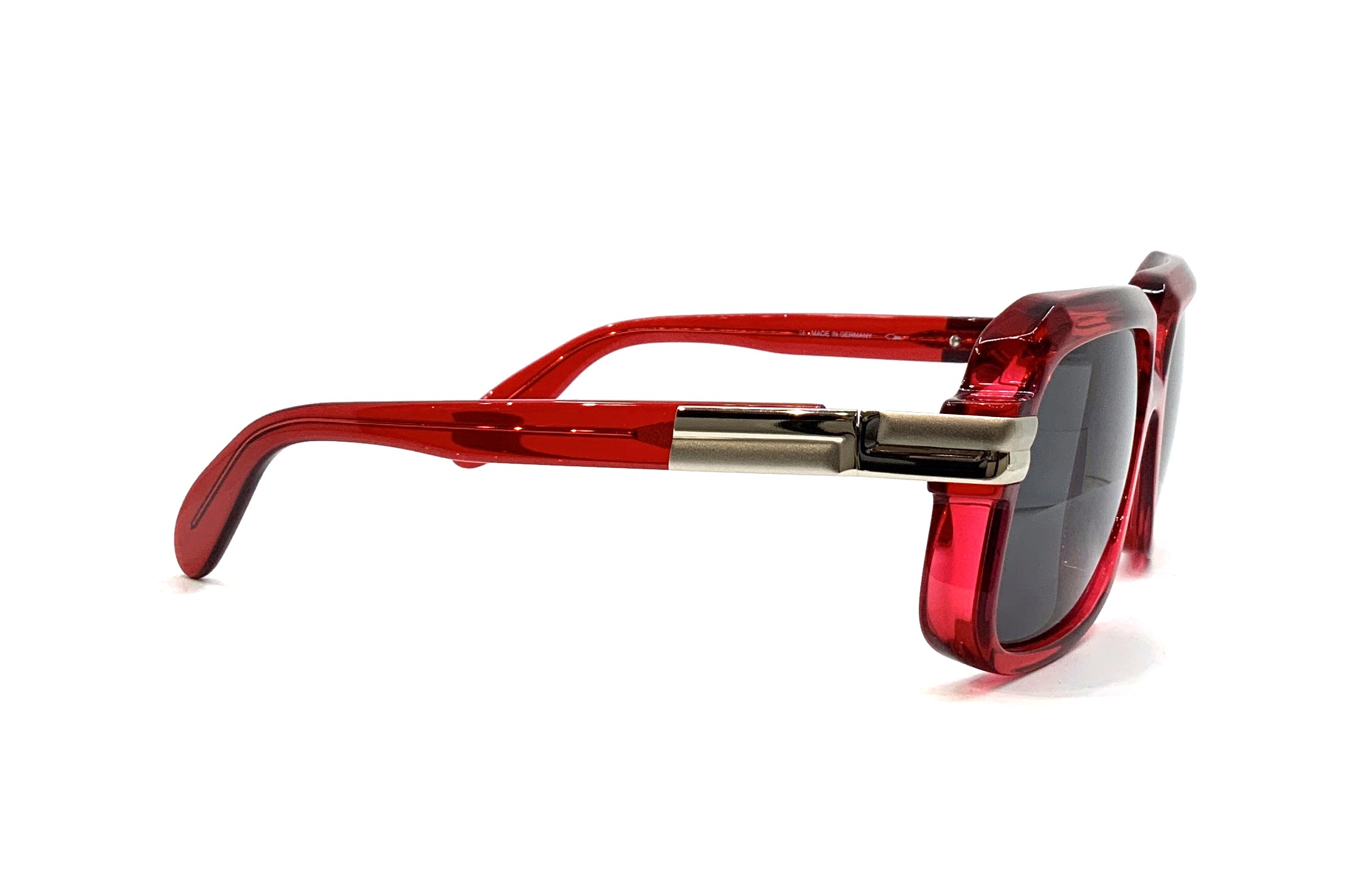 Cazal 607 Sunglasses - Classic Retro Aviator Style with Red Lens for Men & Women | Perfect for Driving, Outdoor Activities & Fashion Accessories