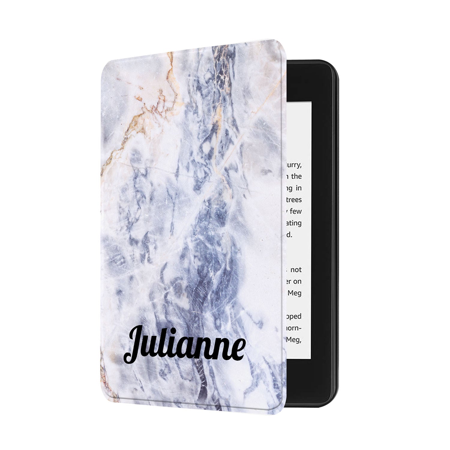 Premium Marble Kindle Case - Slim Fit Protective Cover for Kindle Paperwhite & Oasis - Perfect for Reading at Home, Travel & Commuting