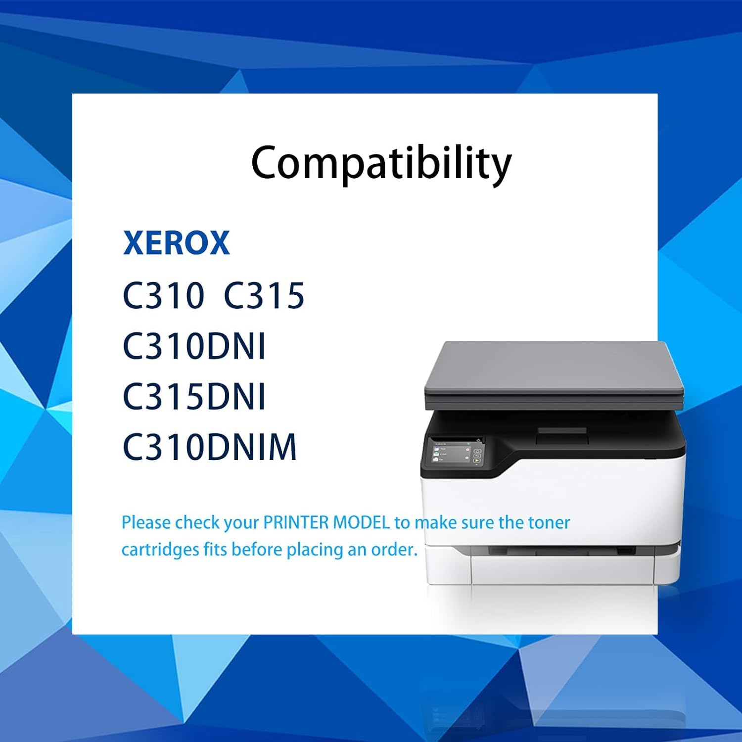 High-Yield 4-Pack C310 C315 Toner Cartridge Replacement for Xerox Phaser 3250/3260 - Compatible with 006R04356/006R04357/006R04358/006R04359 (3000+2000 Pages) - Perfect for Office Printing & Bulk Document Production