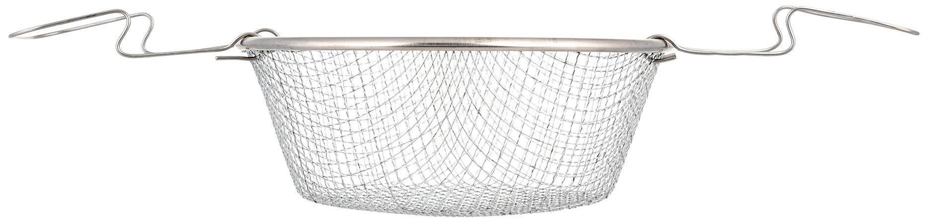 7.87 Inch Stainless Steel Fry Basket with Handle - Perfect for Deep Frying Chicken, Fish & Vegetables - Commercial & Home Kitchen Use