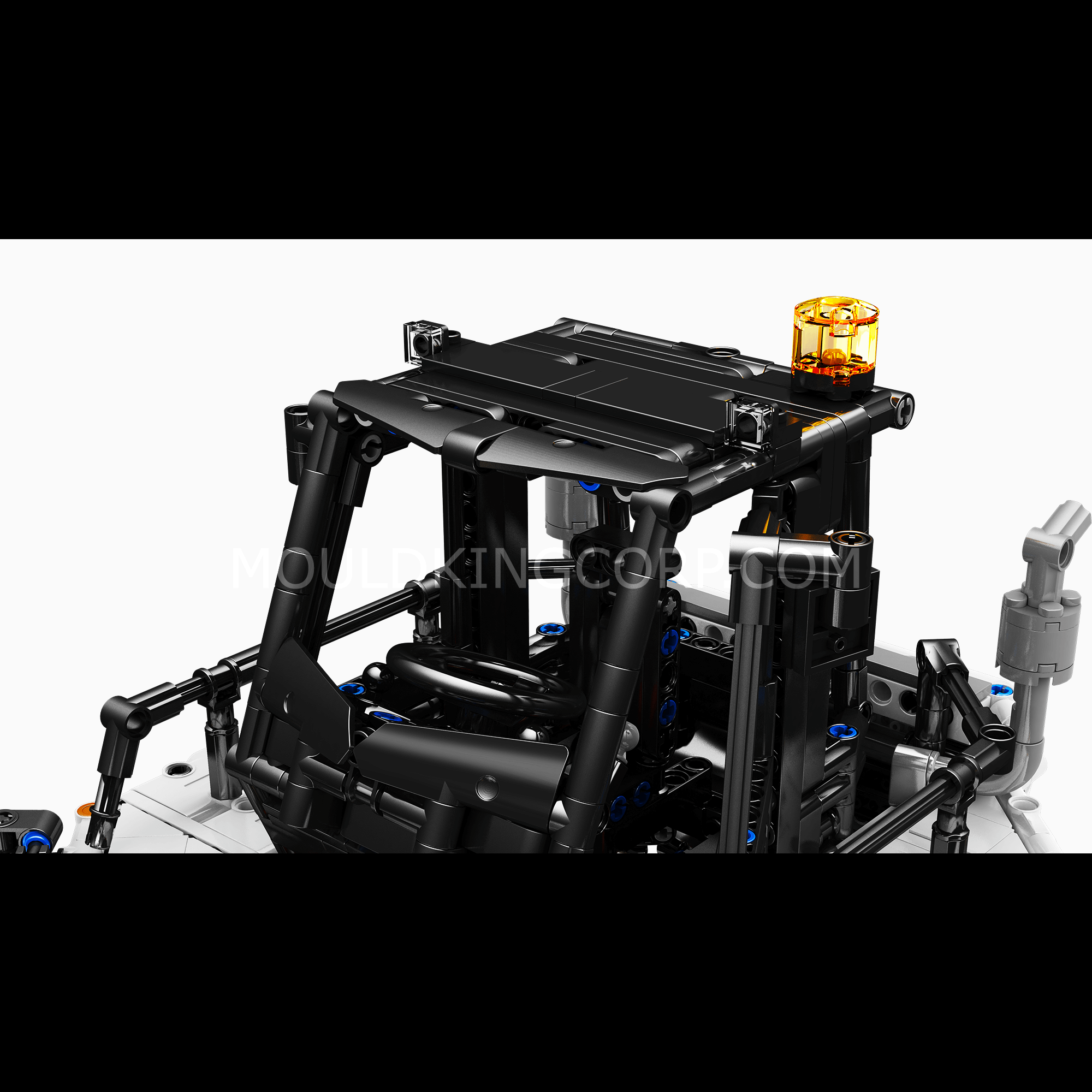 MOULD KING 17029/17030 Remote Control Container Forklift Building Set - 4,878 PCS STEM Toy for Adults & Kids | Construction Model Kit for Collectors, DIY Enthusiasts | Perfect for Home Display, Office Decor & Engineering Education