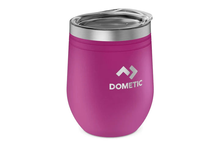 Dometic 10oz Insulated Wine Tumbler with Lid - Stainless Steel Vacuum Thermos for Hot & Cold Drinks - Perfect for Travel, Camping, and Outdoor Adventures