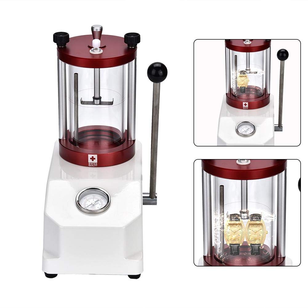 Waterproof Watch Tester - Professional Water Resistance Pressure Testing Machine for Watch Cases | Durable Watch Waterproof Test Tool for Divers, Swimmers & Water Sports Enthusiasts
