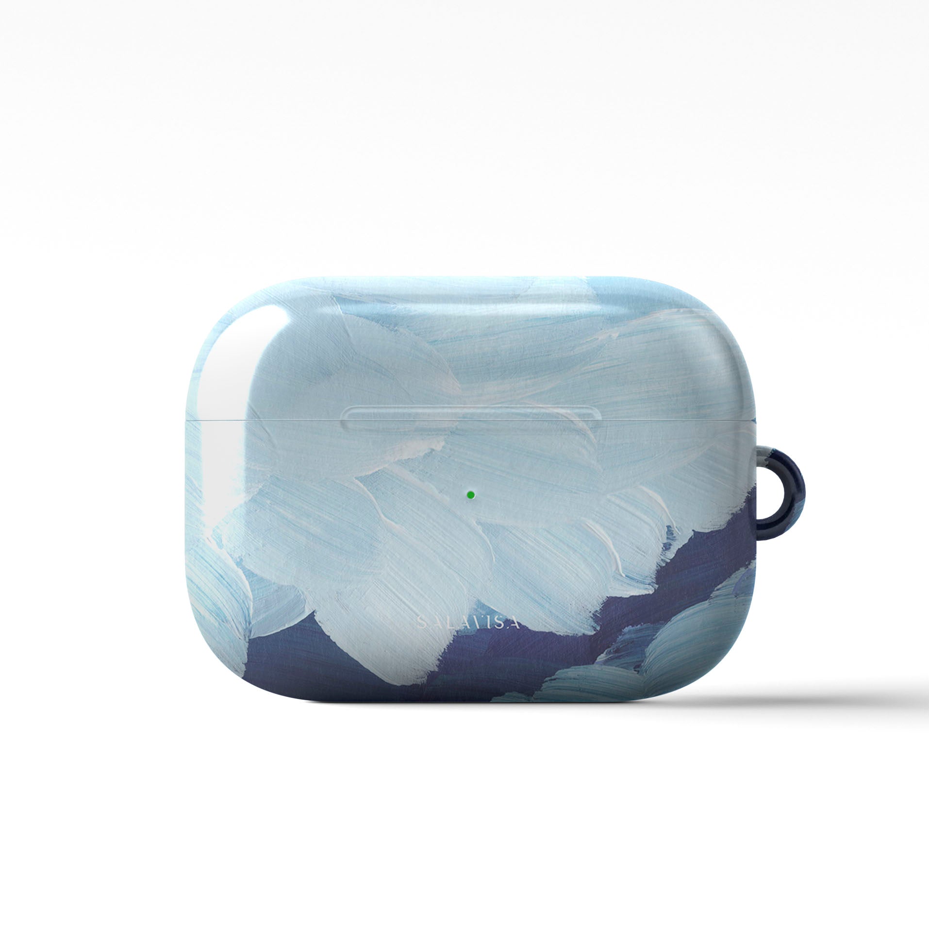 Ocean Blue Protective Case for AirPods Pro/3/2/1 - Shockproof & Scratch-Resistant Cover with Precise Cutouts - Perfect for Gym, Travel & Daily Use