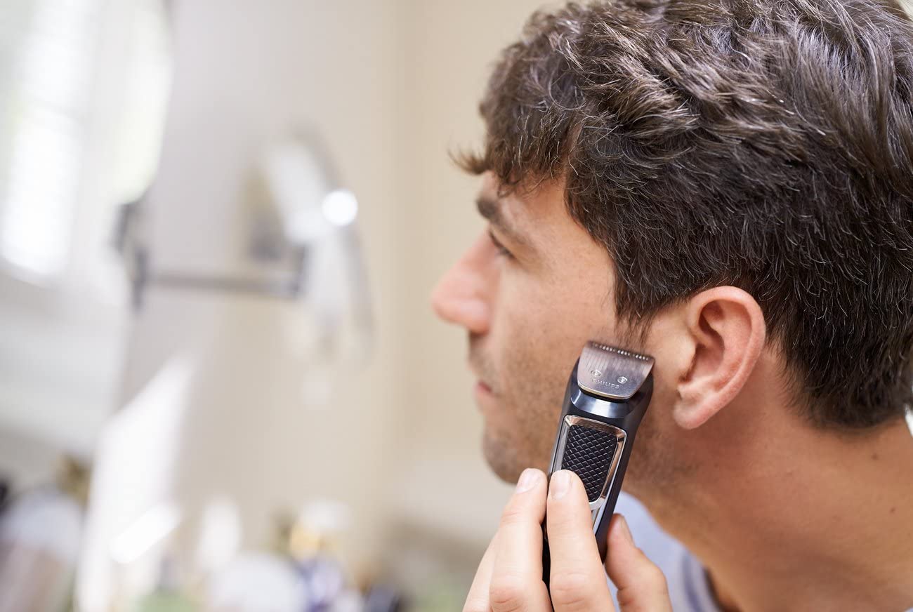PHILIPS MG3750/10 All-in-One Multigroomer Kit - Refurbished with Home Essentials Warranty | Perfect for Men's Grooming, Travel & Home Use