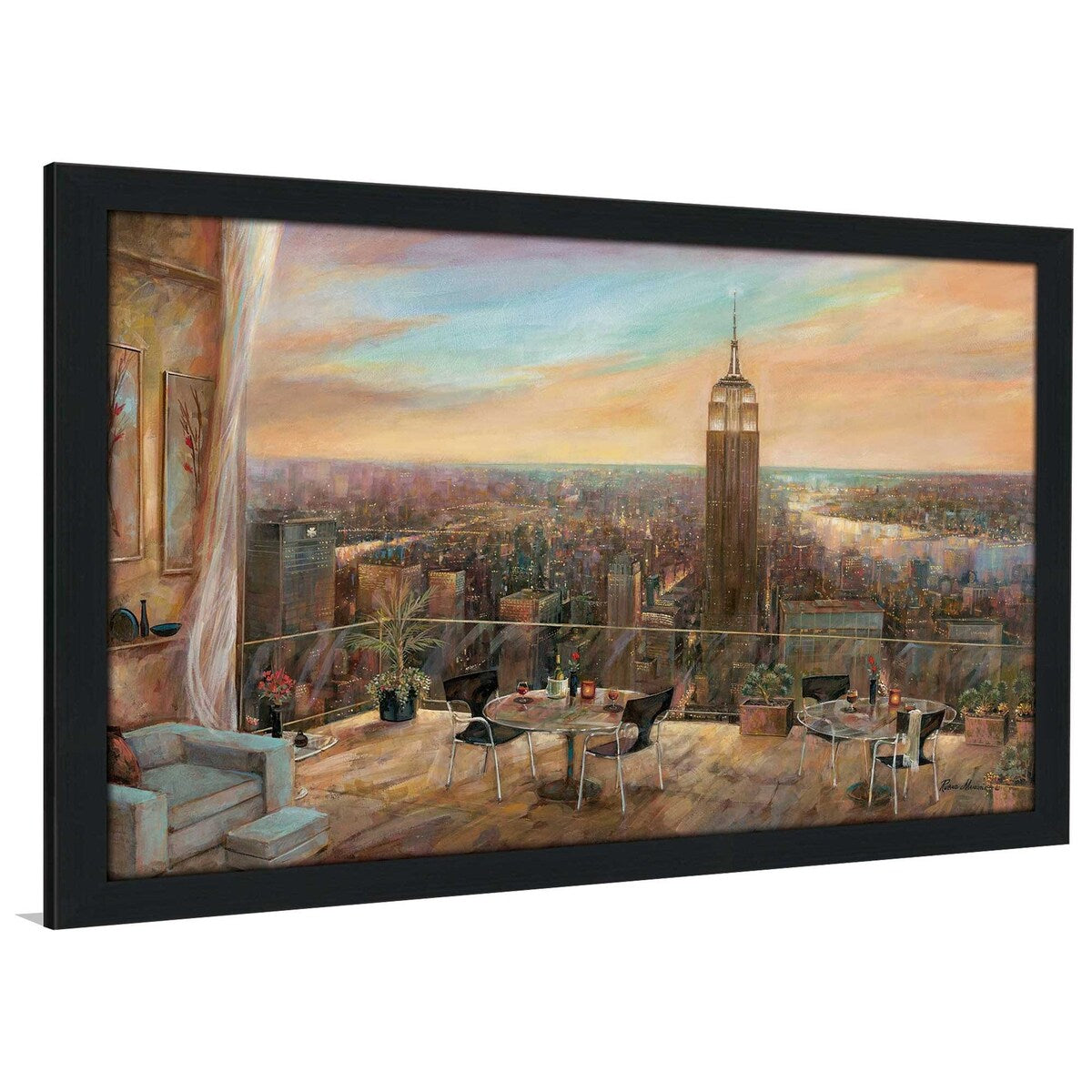 Ruane Manning New York Skyline Acrylic Print - Stunning Wall Art for Home & Office Decor