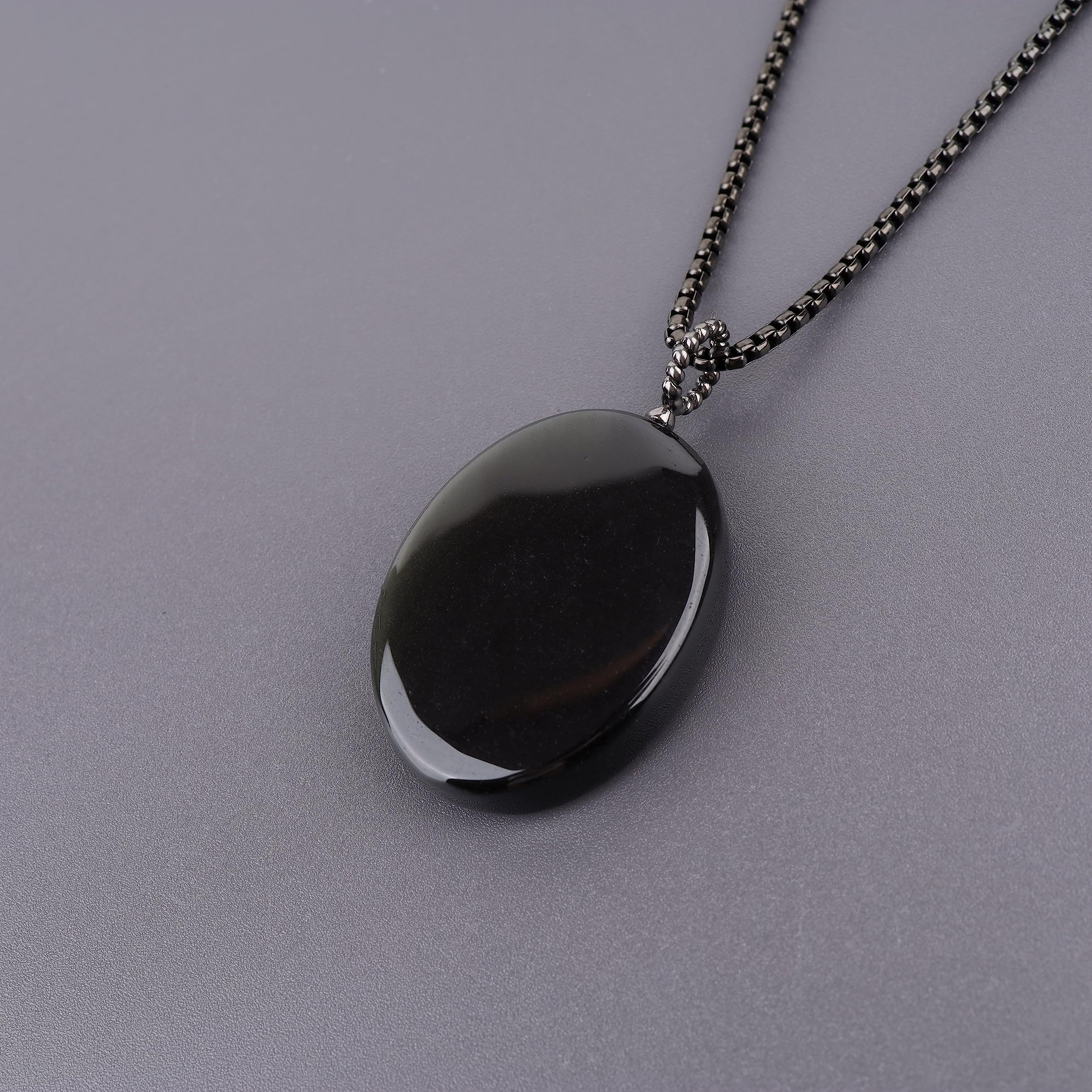 Black Obsidian Dragon Necklace for Men & Women - Stylish Unisex Jewelry for Protection, Healing & Spiritual Energy - Perfect for Gifts, Meditation & Everyday Wear