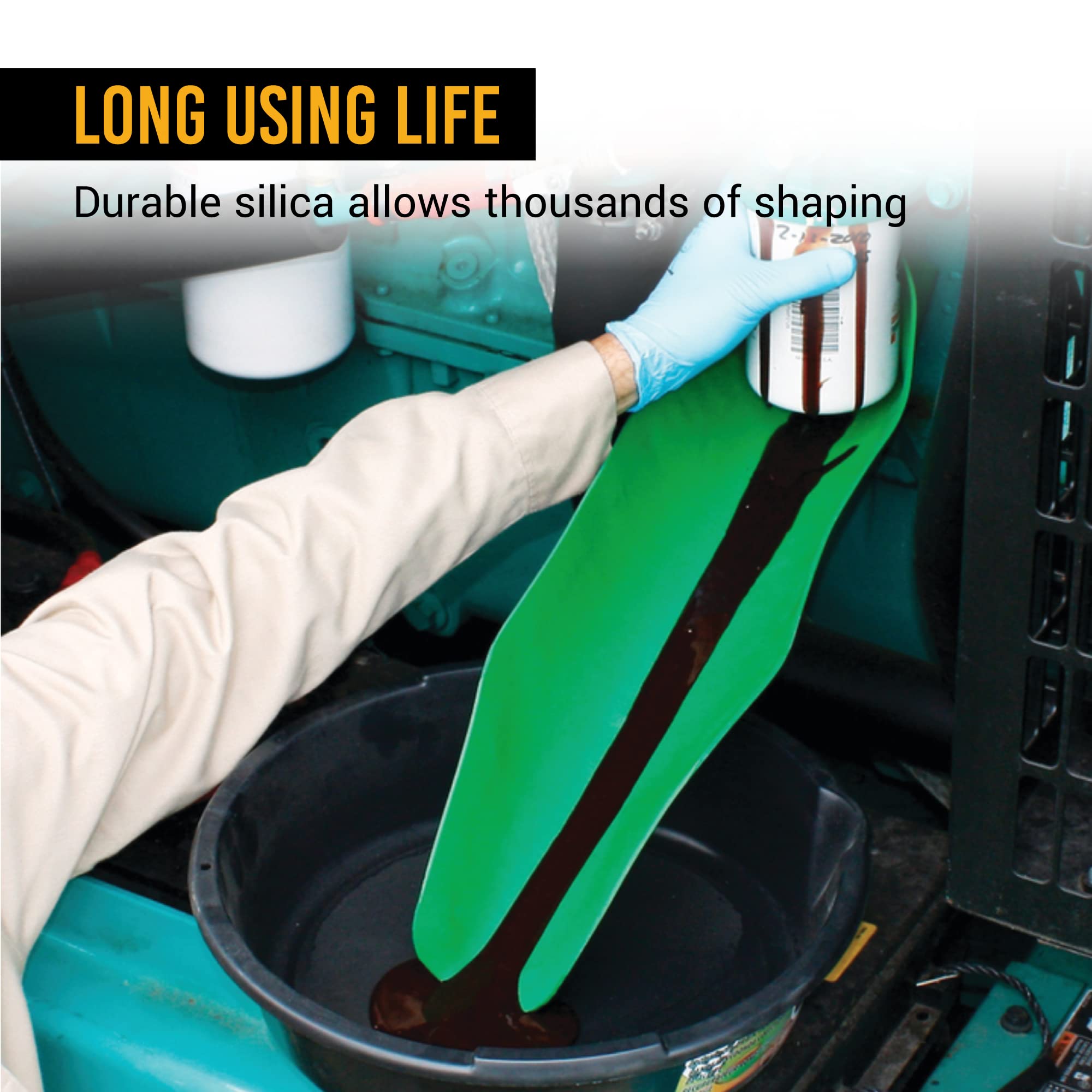 EWK Flexible Oil Funnel - Reusable Spill-Free Oil Change Tool for Cars, Motorcycles & Lawn Mowers - Perfect for DIY Oil Changes & Garage Maintenance
