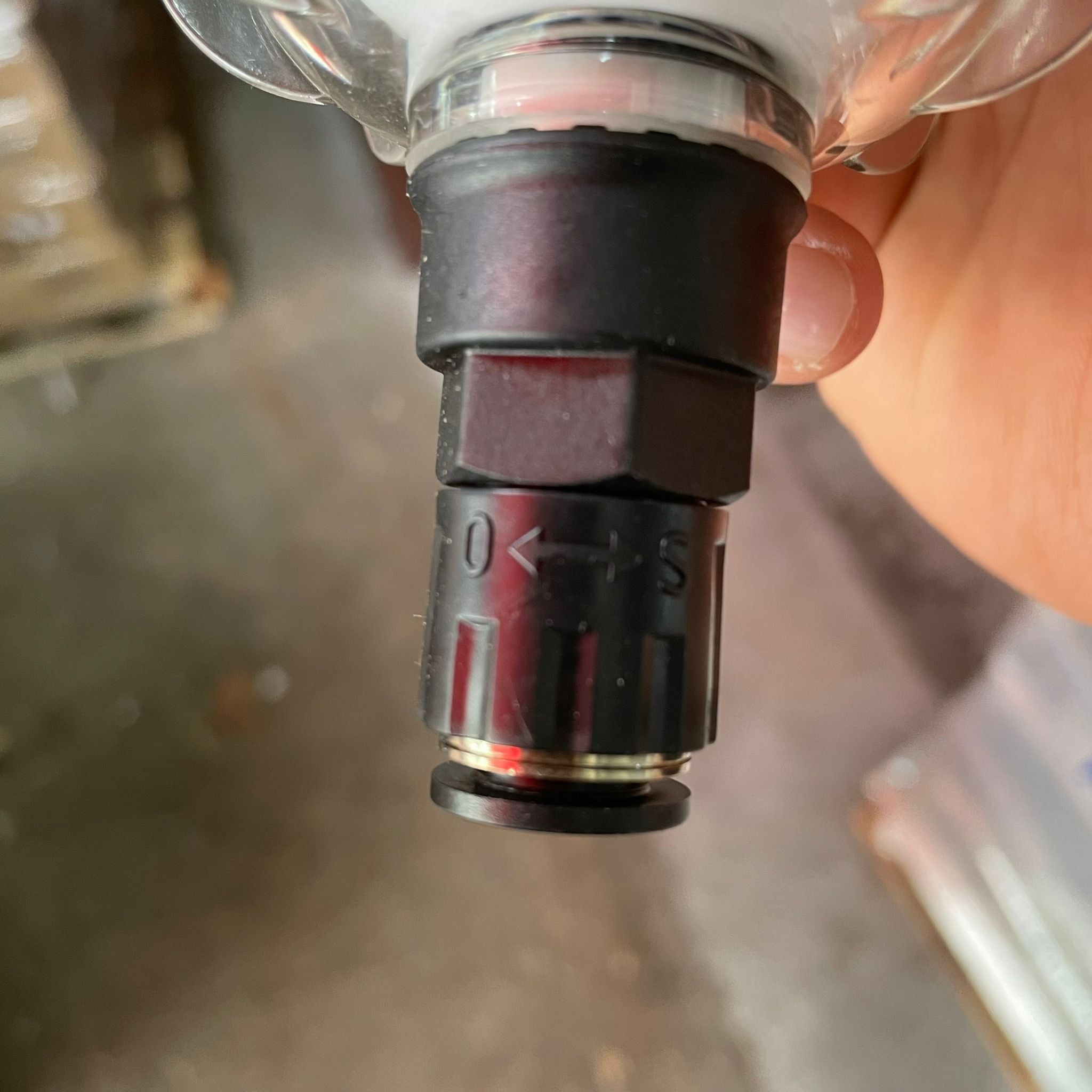 1/2 Inch Clear Auto Drain Tank Valve - AF AD CLEAR Model - Perfect for Compressed Air Systems, Water Tanks & Industrial Applications