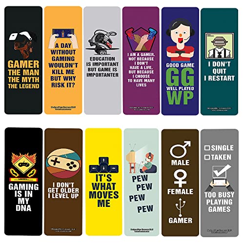 I Am a Gamer Series 2 Bookmarks (10-sets)