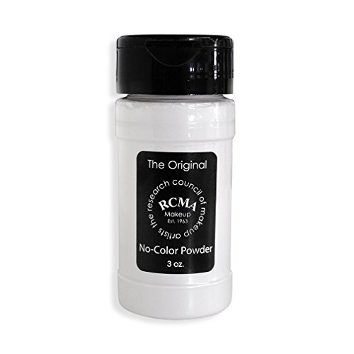 RCMA No Color Powder - Translucent Setting Powder for Flawless Finish, 3oz Shaker Bottle | Fragrance-Free, Talc-Free, Professional Makeup for Movies & Everyday Use | Perfect for Baking, Oil Control & HD Photography