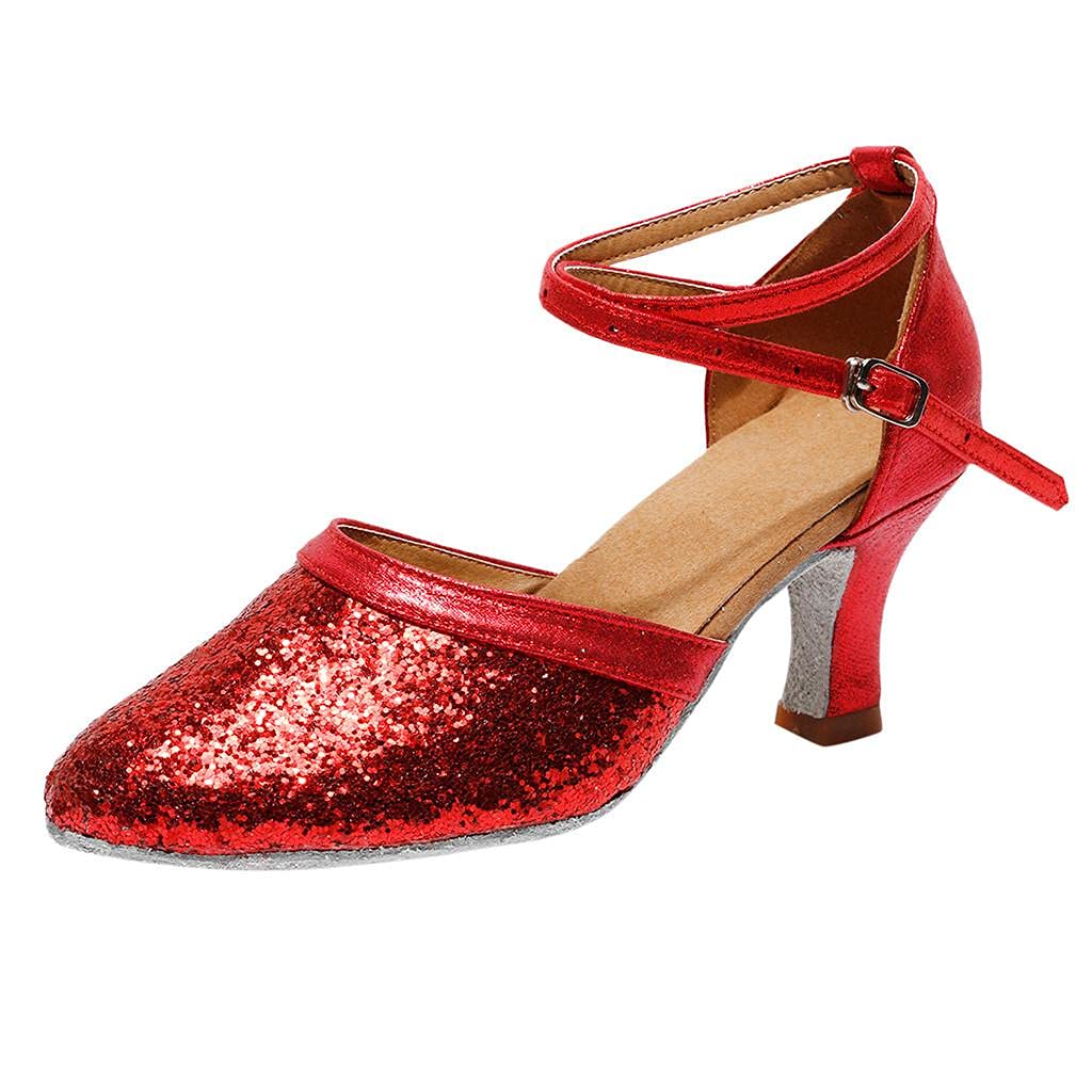 Women's Modern Dance Sandals - Soft Bottom Ballroom & Latin Dance Shoes for Waltz, Salsa, Tango - Perfect for Practice & Performance