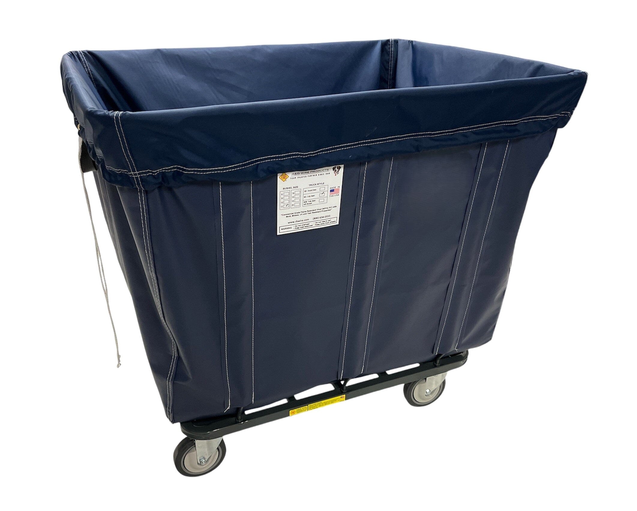 Durable Nylon Liner Insert with Adjustable Drawstring for 18 & 20 Bushel Trucks - Perfect for Hauling, Farming, and Outdoor Work