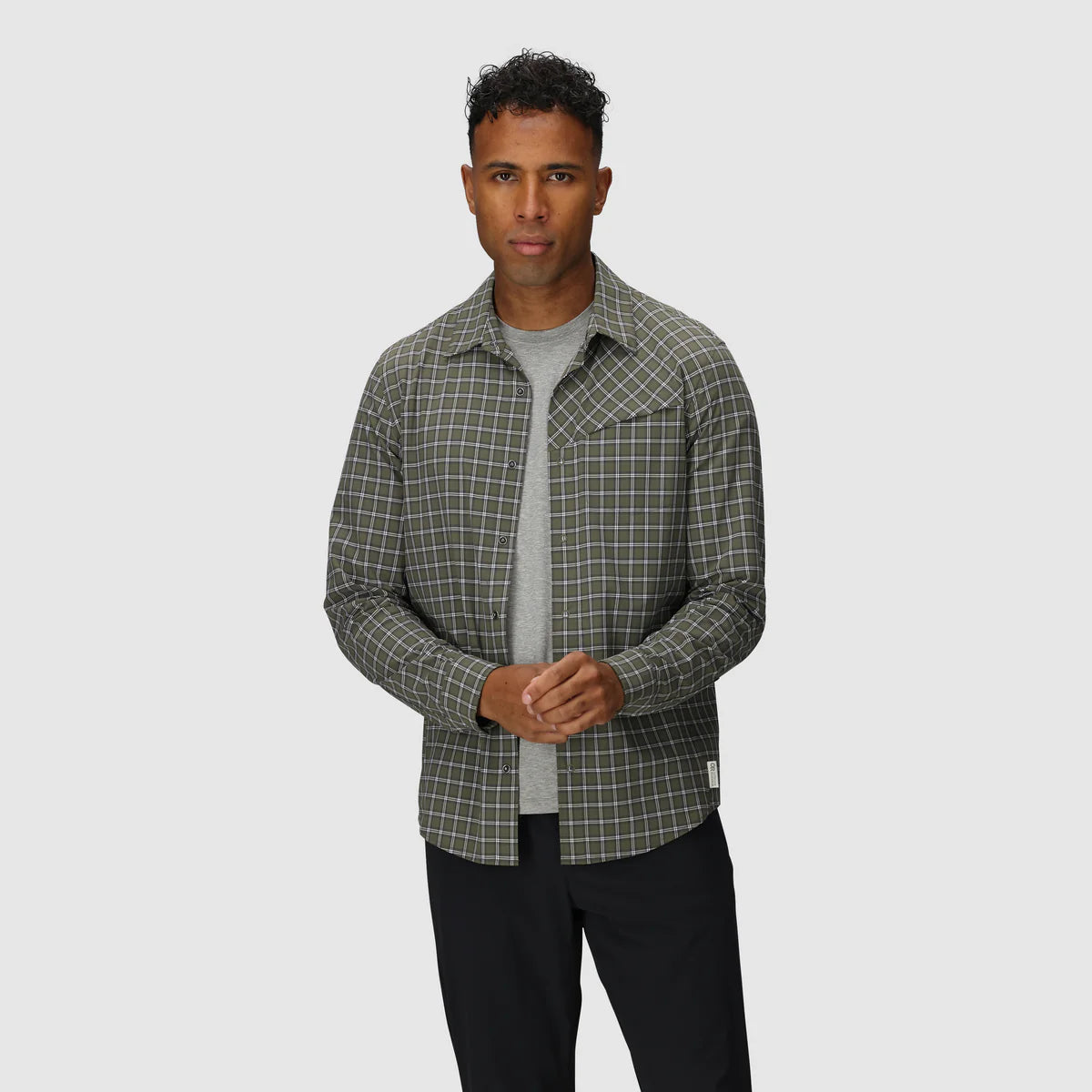 **Astroman Men's UPF 50+ Long Sleeve Sun Shirt - Lightweight & Breathable UV Protection for Hiking, Fishing & Outdoor Activities**