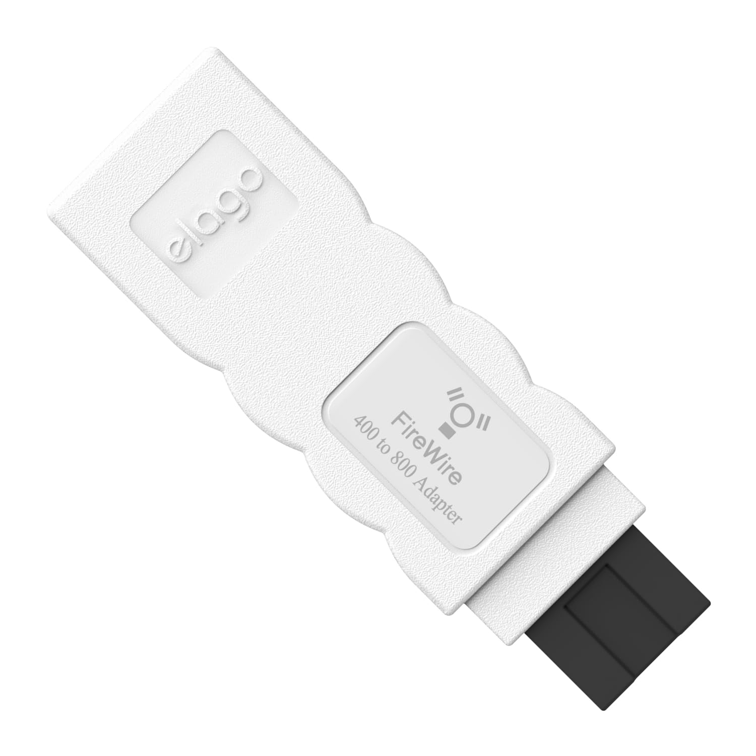 elago FireWire 400 to 800 Adapter (White) - Compatible with Mac Pro, MacBook Pro, Mac Mini, iMac & PC - High-Speed Data Transfer for Audio/Video Editing & External Storage