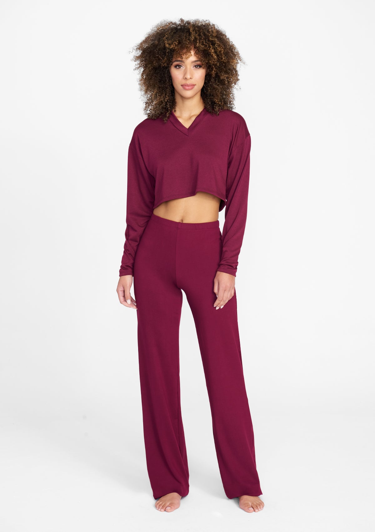 Women's Tall Cropped Sleep Shirt - Soft Comfortable Sleepwear for Lounge & Nightwear - Perfect for Relaxing at Home or Sleeping