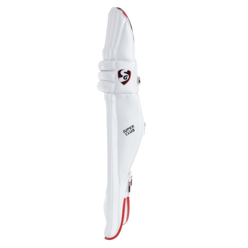 SG Super Club Cricket Batting Leg Guards - Premium Protective Gear for Cricket Players - Perfect for Practice & Match Play