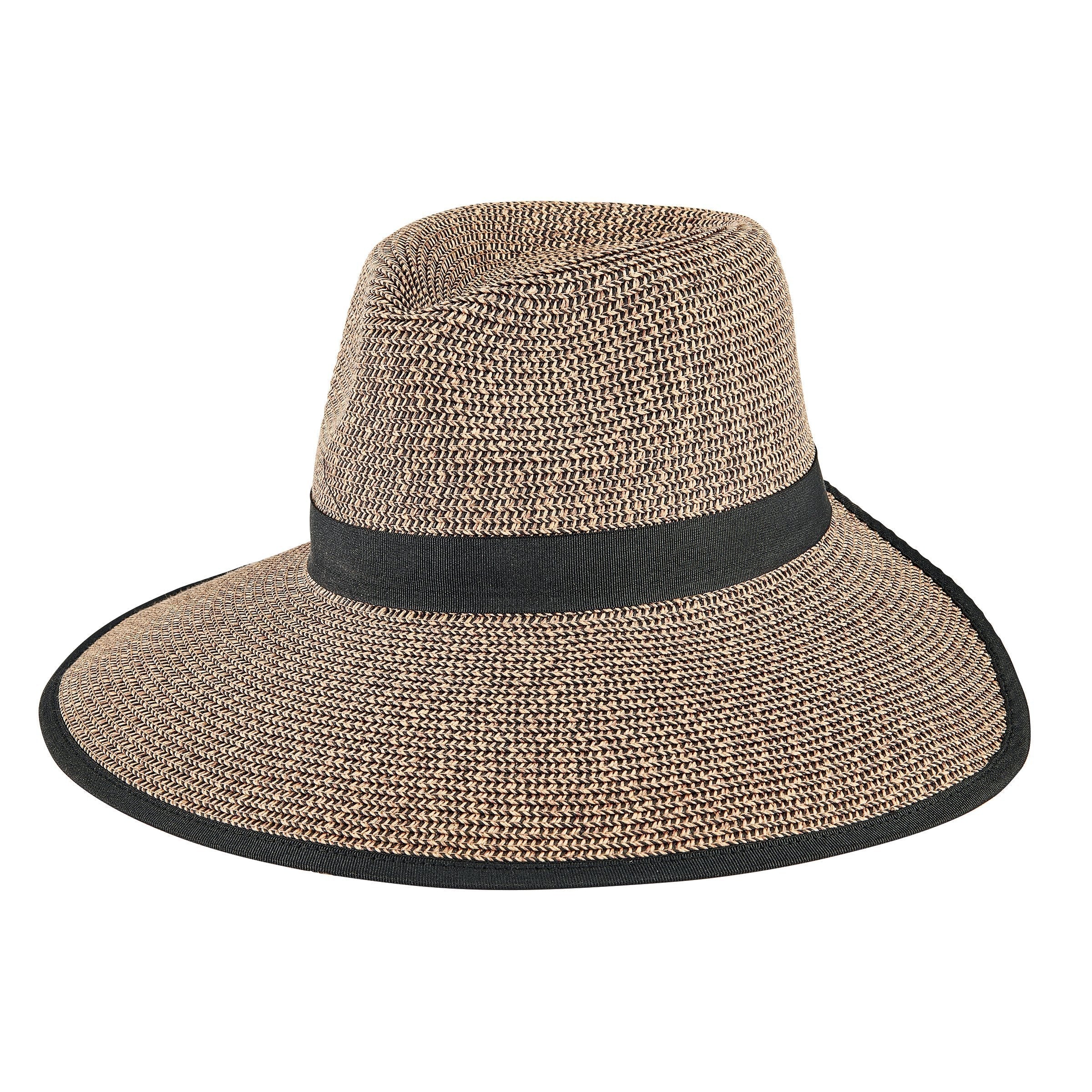 Pinched Face Saver Women's Sun Hat with Pinched Crown - UPF 50+ UV Protection, Wide Brim Beach Hat for Women, Perfect for Outdoor Activities, Gardening, and Summer Vacations