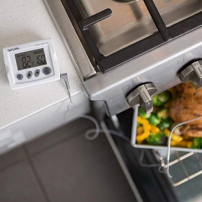 Digital Probe Wire Thermometer - High Precision Cooking Thermometer for Meat, BBQ, Grilling & Baking | Instant Read Food Thermometer for Kitchen, Outdoor & Home Use