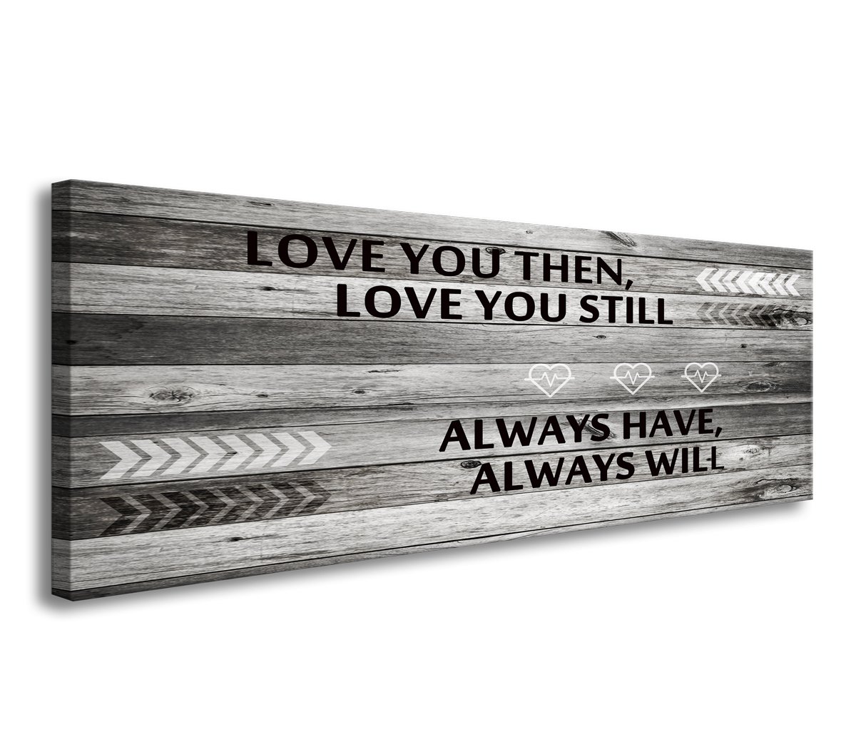 Love You Still Large Wall Art Canvas - Ready to Hang Master Bedroom & Bathroom Decor for Romantic & Modern Home Interiors