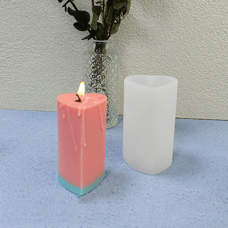 Heart-Shaped Silicone Candle Mold for DIY Candles - Perfect for Valentine's Day, Weddings & Home Decor