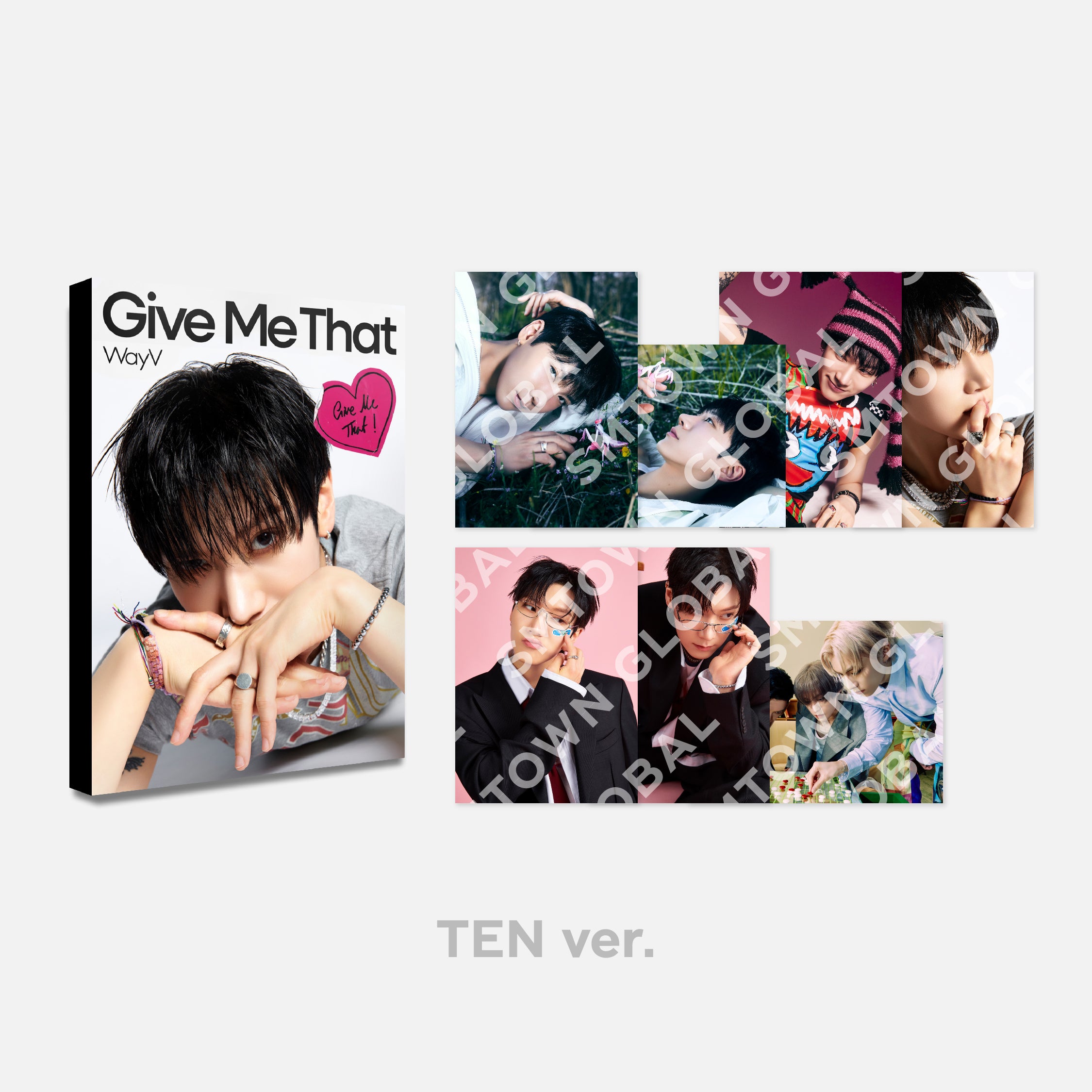 WayV 'Give Me That' The 5th Mini Album Official Merchandise Postcard Set - Perfect for K-Pop Fans, Album Collectors & Gift Giving