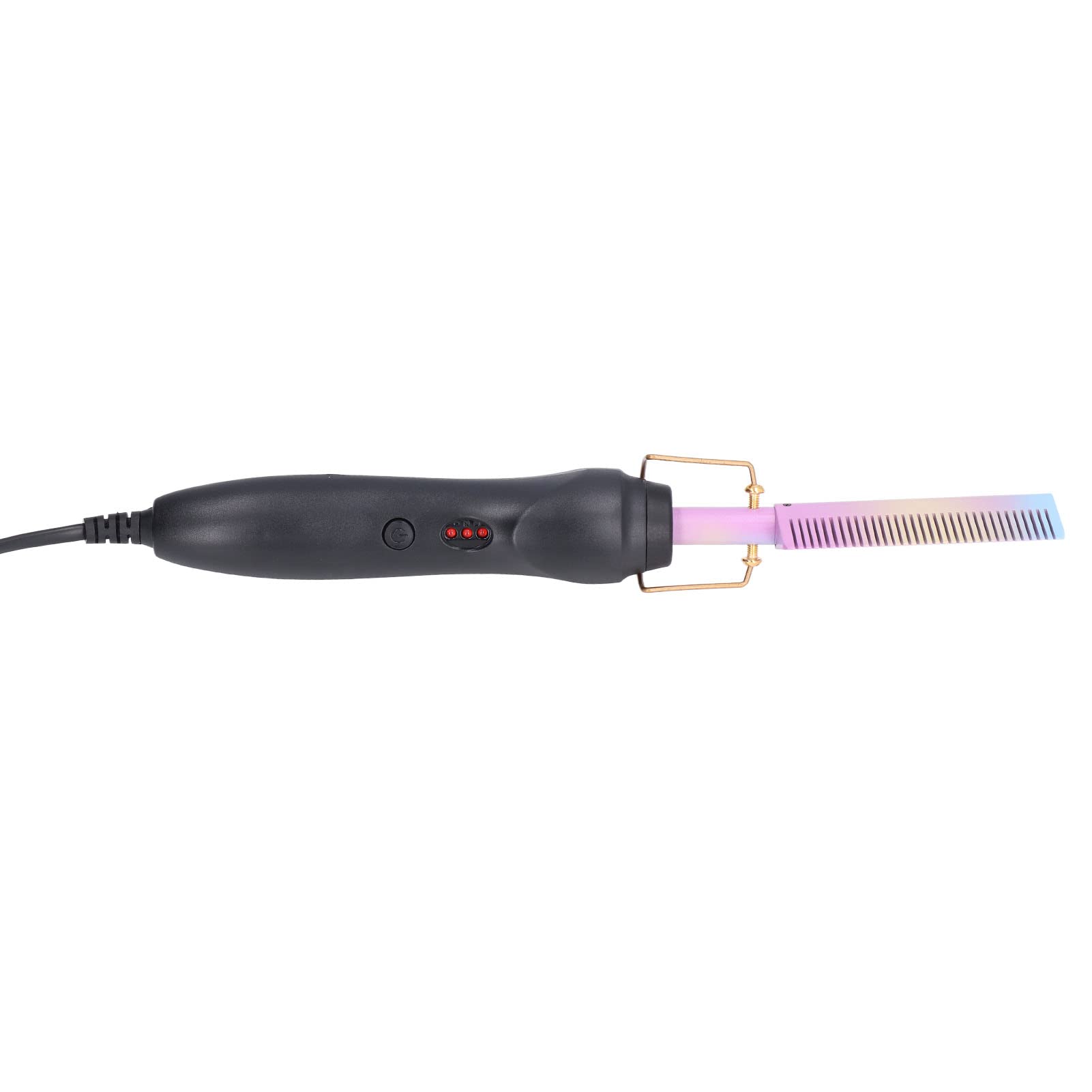 Electric Hot Comb for Hair Styling - Fast Heating, Lightweight & Travel-Friendly - Perfect for Home, Dorm & Salon Use (European Plug)