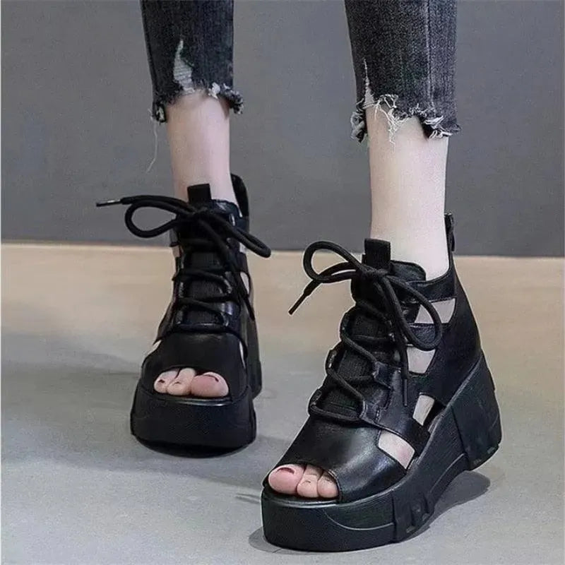 Women's Casual Ankle Strap Wedge Sandals - Comfortable Summer Walking Shoes for Beach, Vacation & Everyday Wear