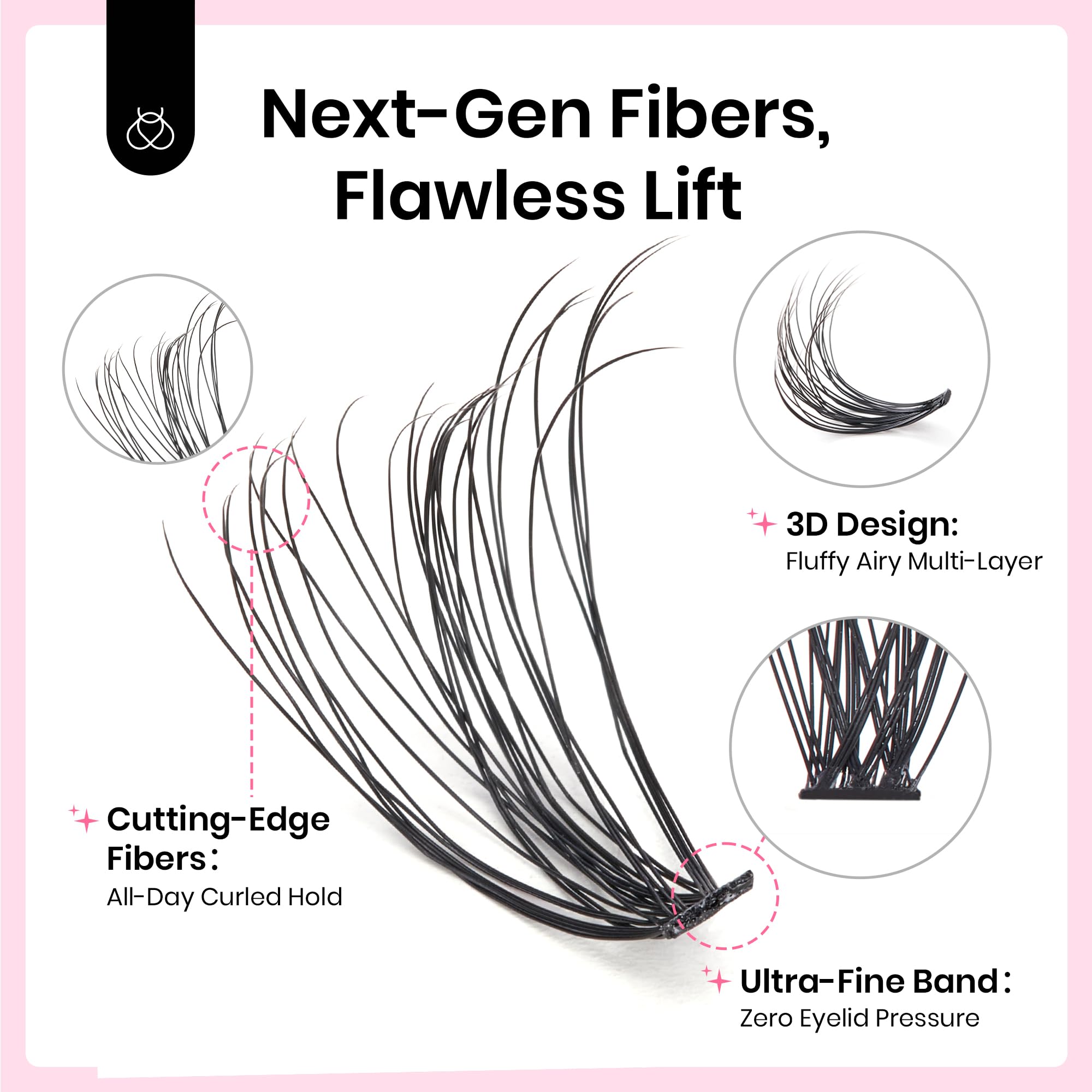 Beetles 280pcs Individual Lash Clusters - D Curl 8-16mm Eyelash Extensions, 20D 30D Volume Lashes for 3D Natural Look, DIY False Eyelashes Kit for Home Use | Perfect for Weddings, Parties & Daily Makeup