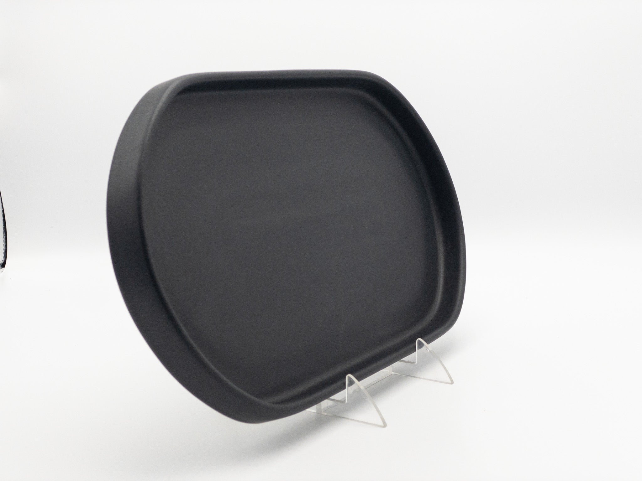 American Modern Racetrack Oval Wall Clock - Matte Black Finish | Stylish Home & Office Decor for Living Room, Bedroom, Kitchen