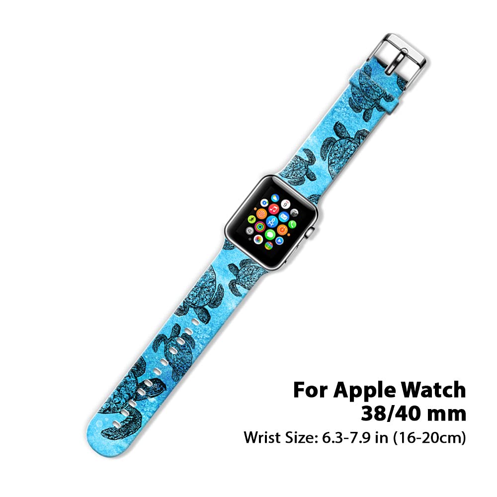 Adjustable Smart Watch Bands - Soft Silicone Replacement Straps Compatible with Apple Watch 38mm 40mm 42mm 44mm, iWatch Series 6/5/4/3/2/1/SE - Unisex Wristband for Women & Men - Perfect for Workouts, Running & Daily Wear