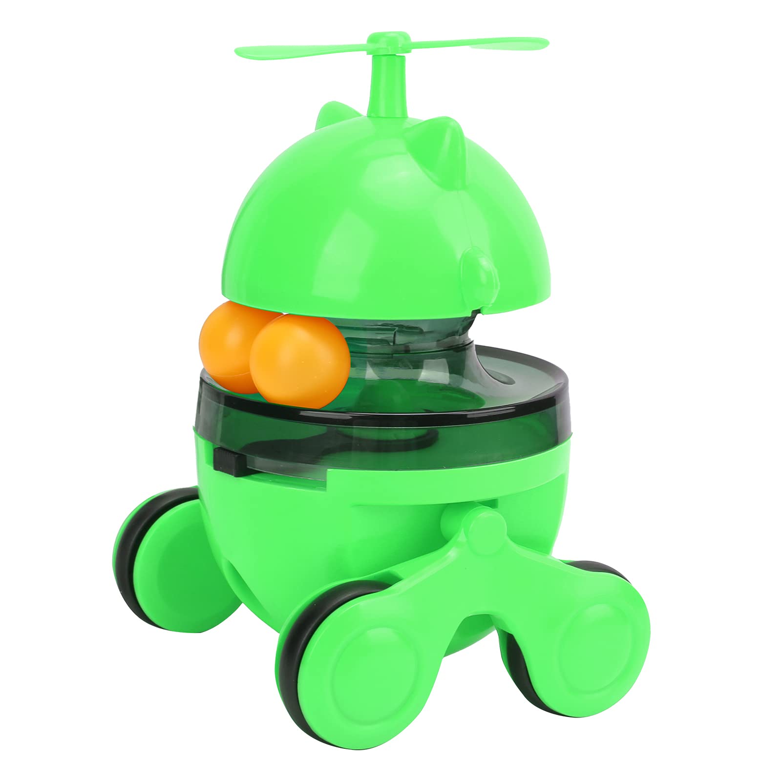 Windmill Cat Toy with Propeller - Durable ABS Lightweight Cat Feeder for Playtime | Interactive Pet Toy for Indoor Cats (Green) - Perfect for Stimulating Play & Exercise