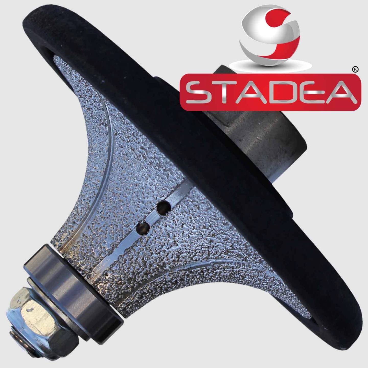 STADEA 1 1/4 Inch Diamond Profile Wheel for Grinder - M14 Arbor, Radius Demi Edge for Tile, Granite, Marble & Concrete Shaping - Perfect for Countertop Edging, Tile Installation & Stone Fabrication
