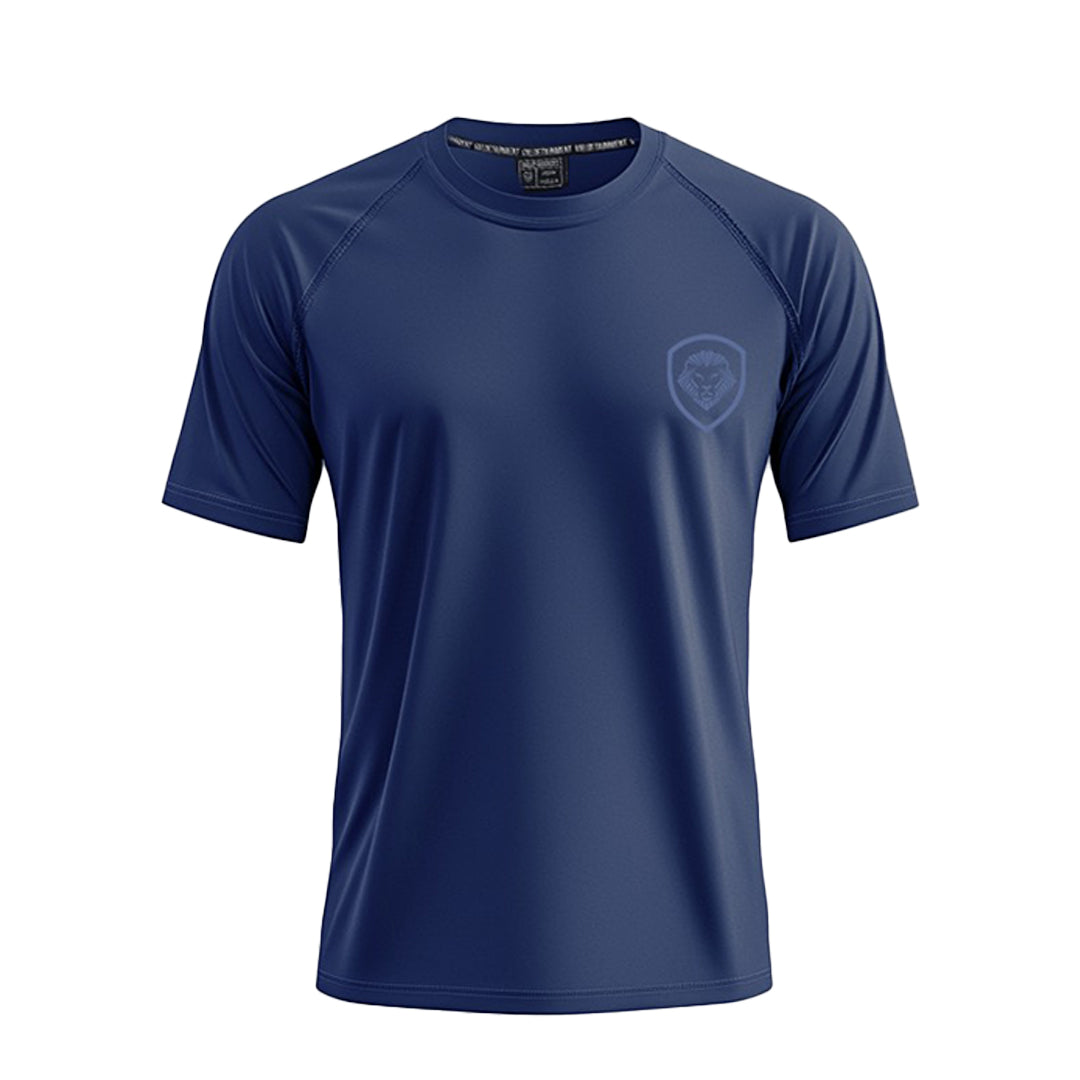 Future Looks Bright Navy Performance Short Sleeve T-Shirt for Men - Moisture Wicking Activewear for Gym, Running & Outdoor Activities