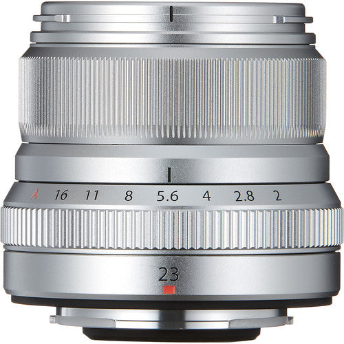 Fujifilm XF 23mm f/2.0 R WR Weather-Resistant Prime Lens (Silver) - Perfect for Street Photography, Travel & Everyday Shooting
