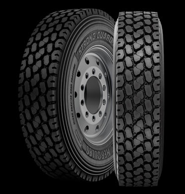 Hercules Strong Guard HMD 152K 12R22.50 Truck Tires - Heavy Duty All-Season Commercial Tires for Long Haul, Construction & Mining Vehicles - Durable Traction & Load Capacity