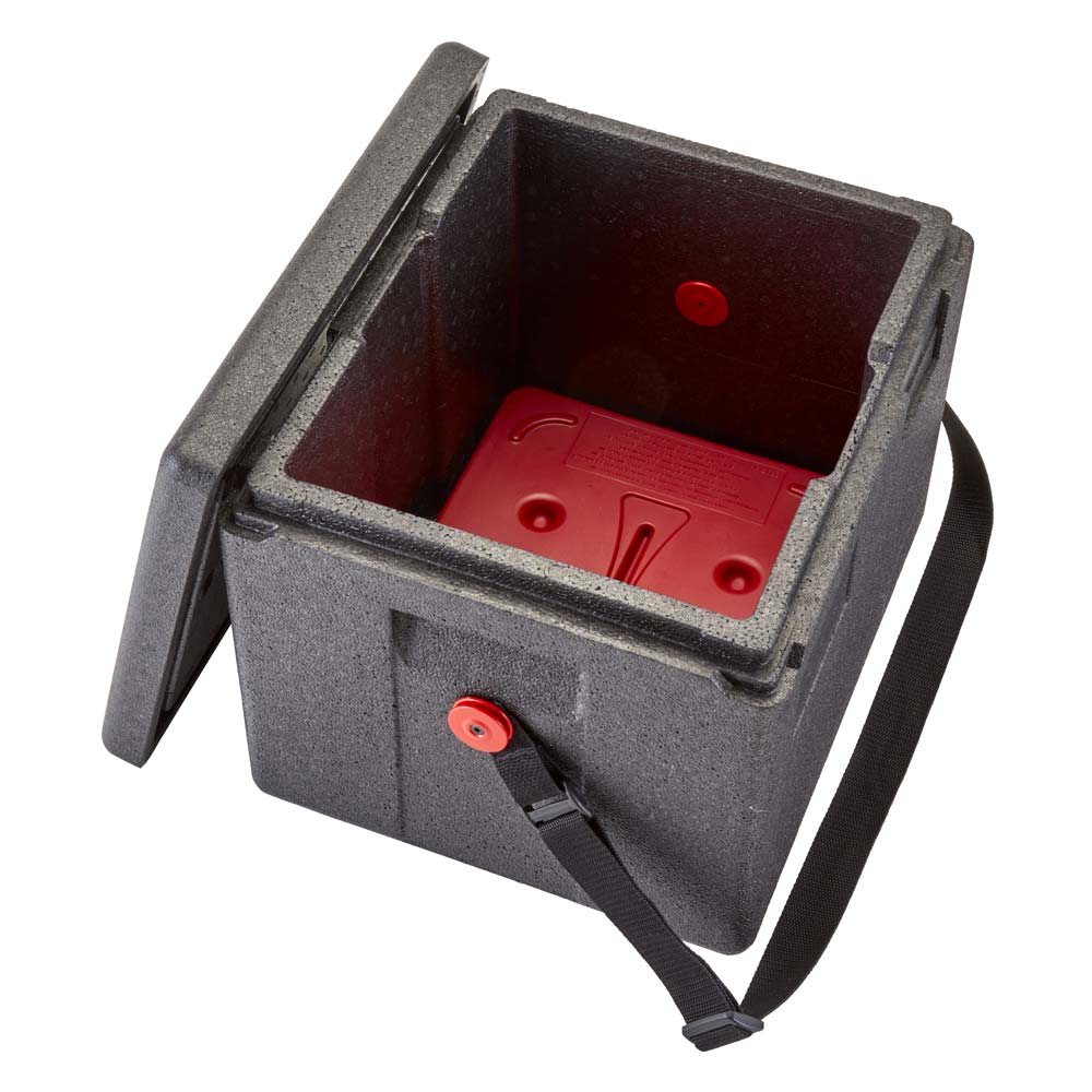 Cambro HP2632444 Half Size Camwarmer Food Pan Carrier - Fire Red | Insulated Hot & Cold Food Transport for Catering, Restaurants, and Events