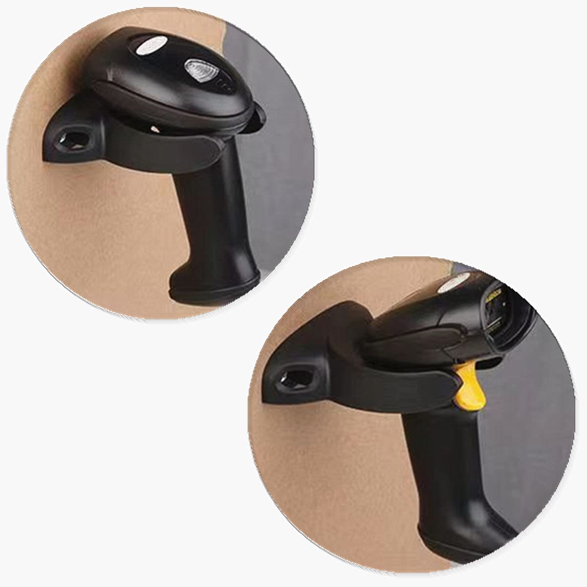 Universal Barcode Scanner Holder - Adjustable Wall Mount Bracket for Most Barcode Scanners & Label Readers | Durable Scan Gun Stand for Retail, Warehouse & Logistics Use