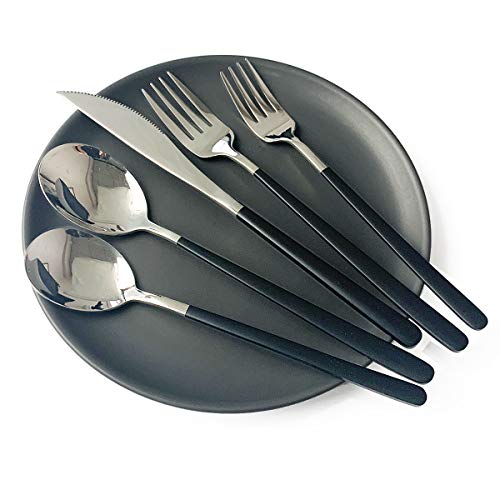 Black Silver 20pcs