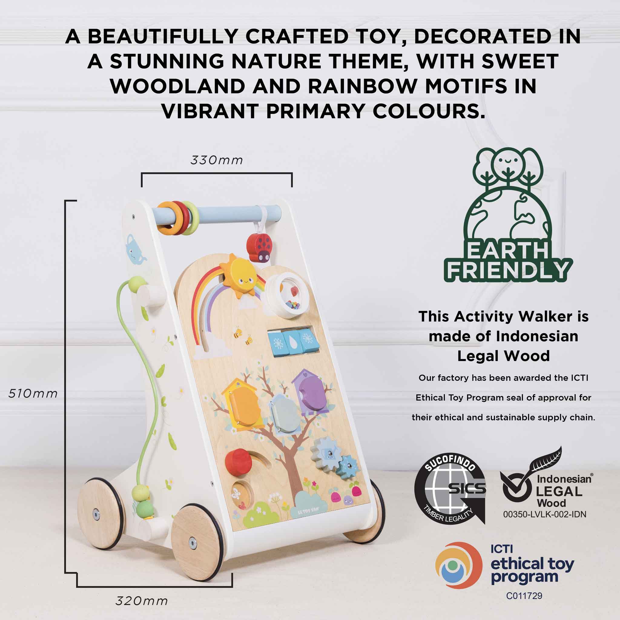 Best Baby Activity Walker with Lights & Music - Fun Learning Toy for Toddlers 6-12 Months - Encourages First Steps & Early Development - Perfect for Playtime & Indoor Exploration