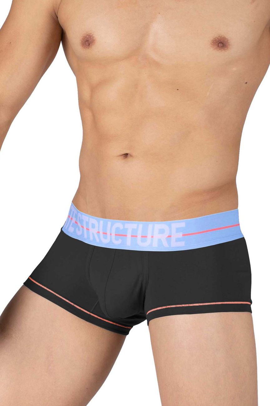 Private Structure Mo Lite Mid Waist Trunk - Breathable Comfort Underwear for Men | Perfect for Workout, Travel & Everyday Wear