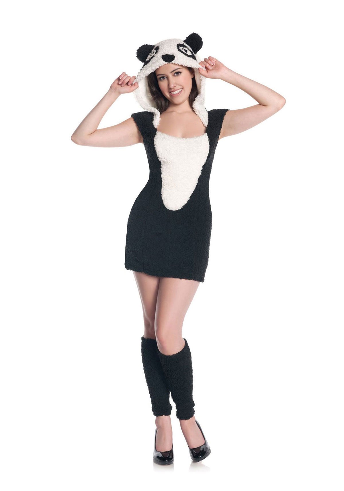 Teen Panda Costume for Mystery House Party & Cosplay